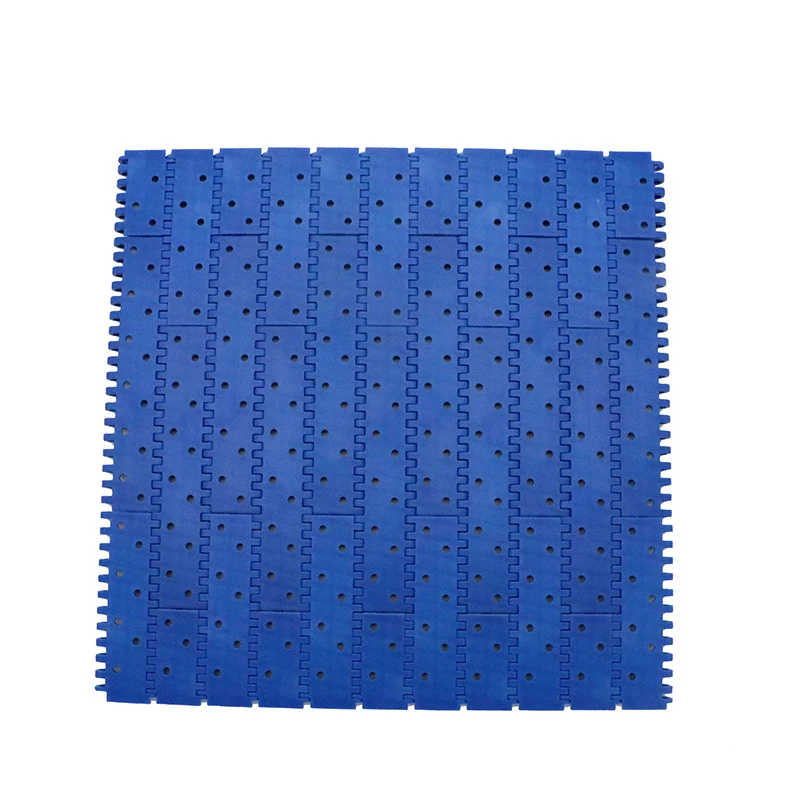 2 Perforated Flat Top Round Holes Modular Conveyor Belt