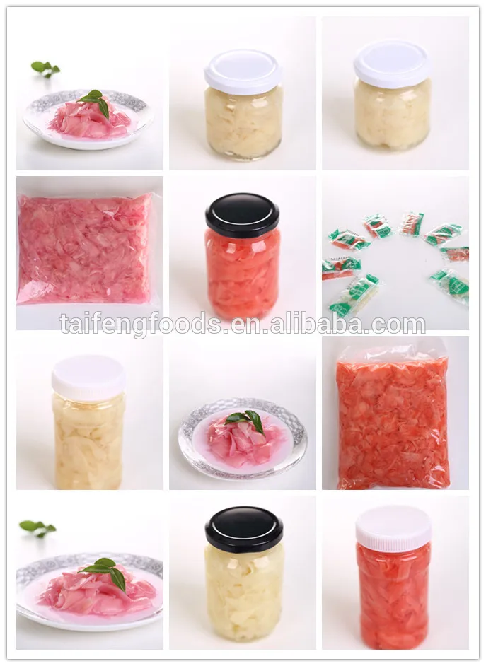 20 lbs per barrel Pink Pickled sushi Ginger