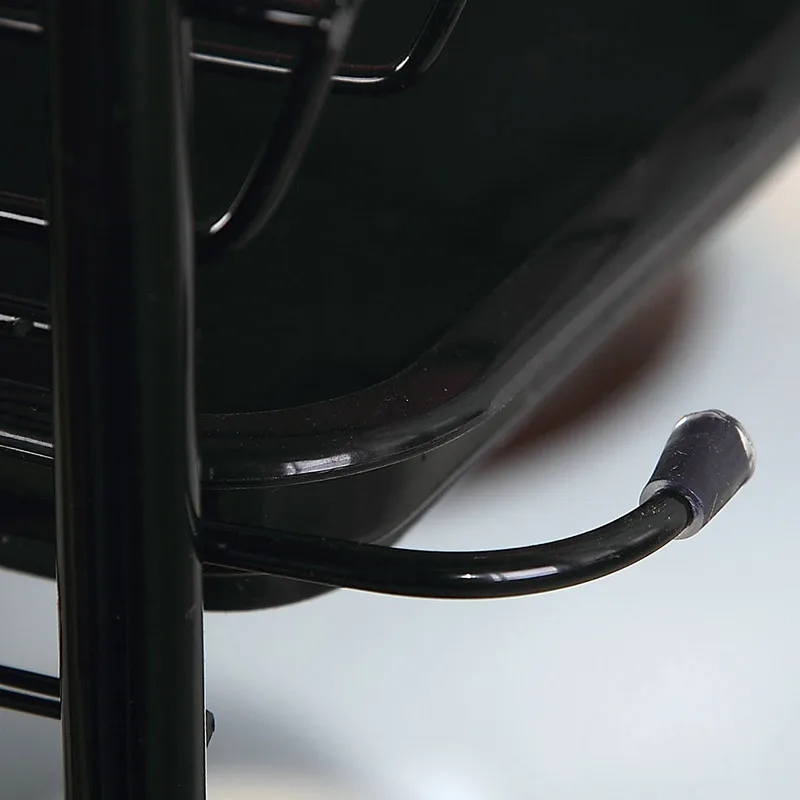 Dish Rack Set 2-Tier Chrome Kitchen Organizer Tools Plate Spoon Storage Frame Steel Drain Bowl Rack Kitchen Dish Shelf