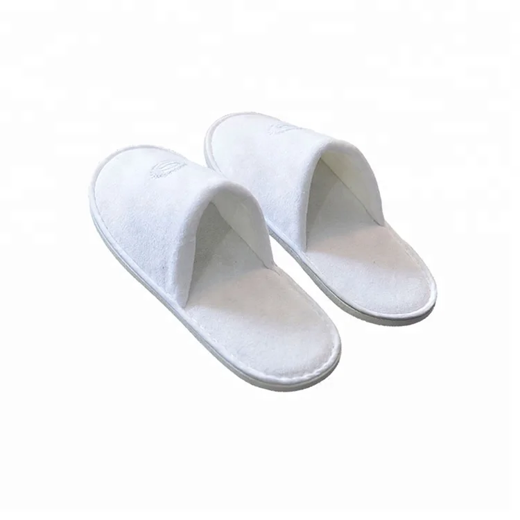 disposable customized thick cotton indoor luxury private label hotel slippers