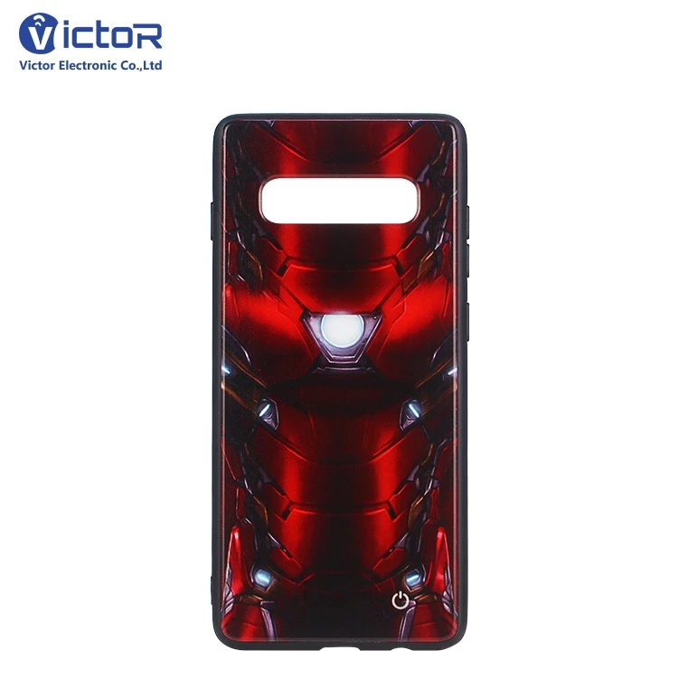 2019 New products custom led light phone case for Samsung Galaxy S10 cell phone covers fundas para celulares