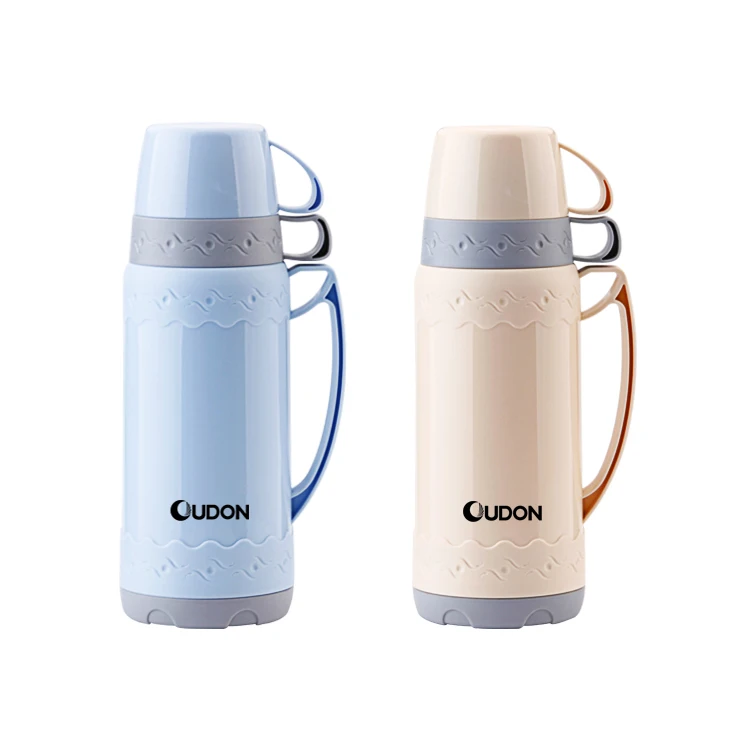 Customized Large Capacity Water Bottle Plastic Glass Inner Thermos Vacuum Flask For Travel