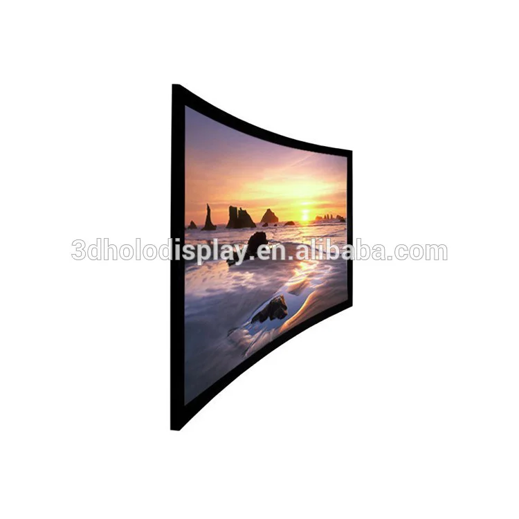 Automatic 150 inch FFW150 tab expansion curved projector screen