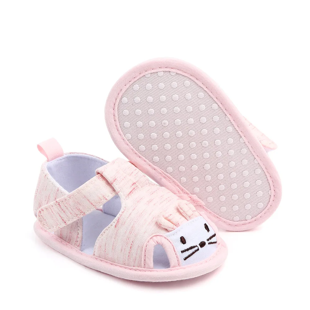 New design soft sole cute cartoon baby shoes