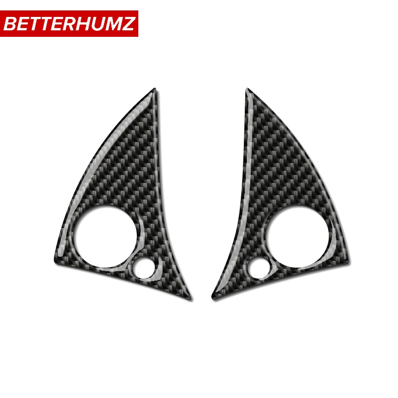 Auto Parts Car Decoration Stickers Interior Carbon Fiber Steer Wheel Cover Car Accessory For Mercedes W204 C Class 2007-2010