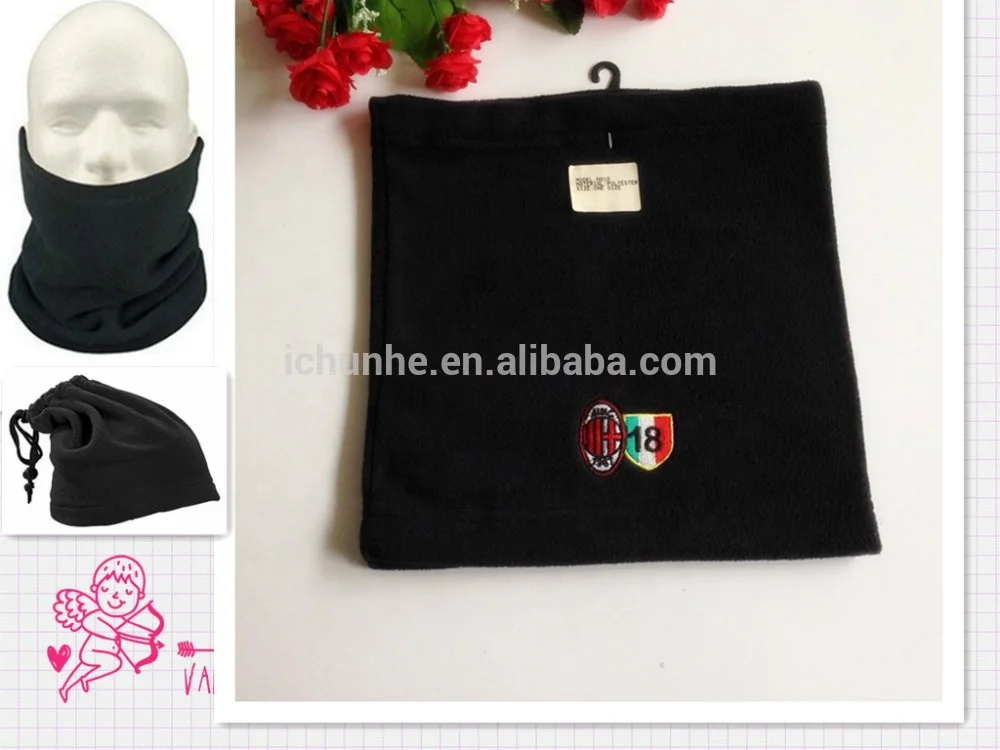 Factory Cheap sport polar fleece neckwarmer  11 colors polar fleece neck warmer  add Embroidery logo balaclava mashat in stock