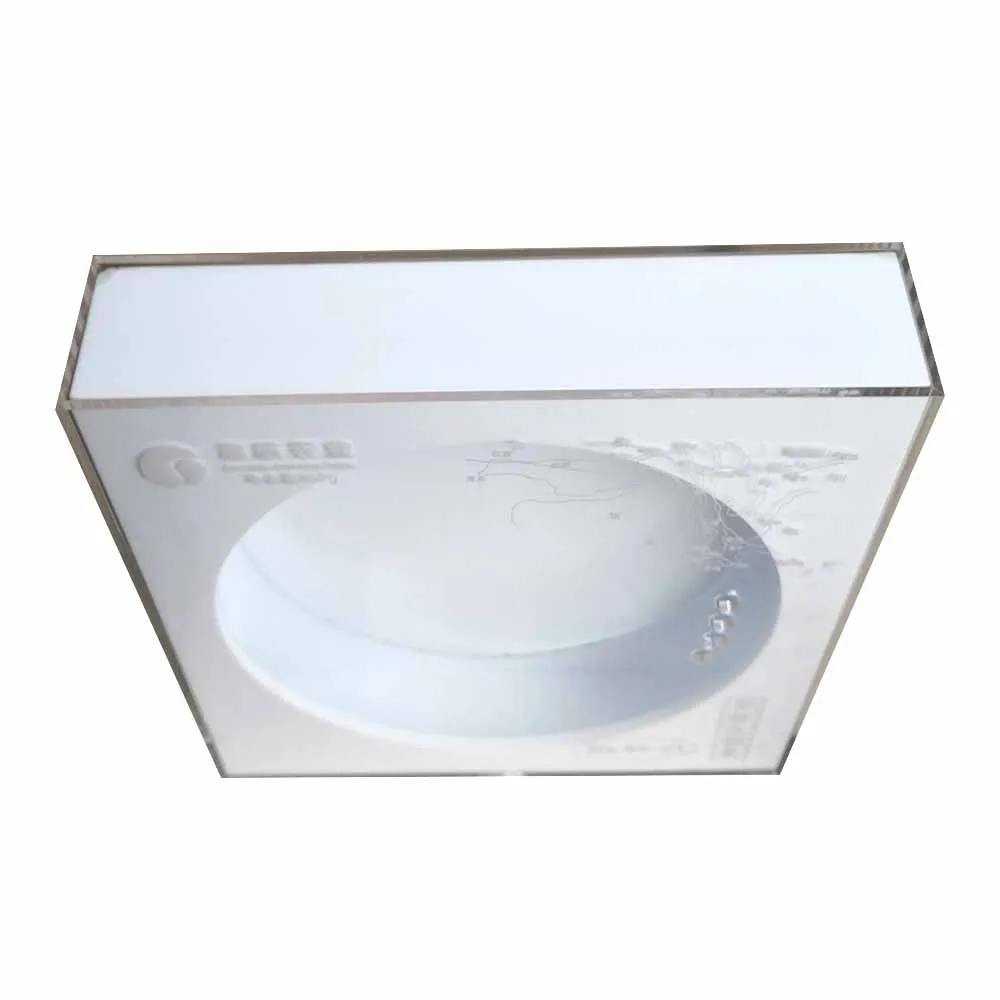 
Wholesale high-grade transparent engraving acrylic box gift for tea packaging 