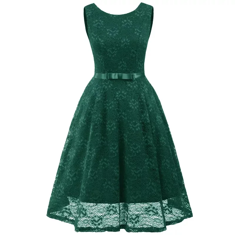 
Office Lady Elegant Women Party Lace Bight Casual Dress 