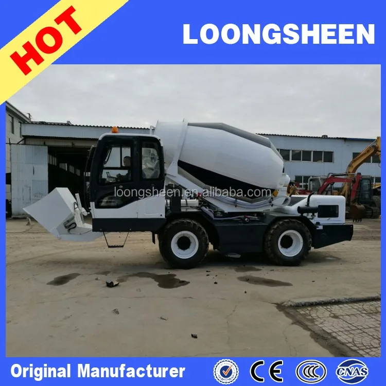 2.6m3 self-loading concrete mixer truck for sale LXJB260