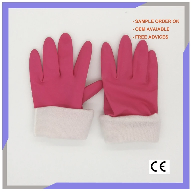 
Breathable Nature Latex Rubber Gloves 