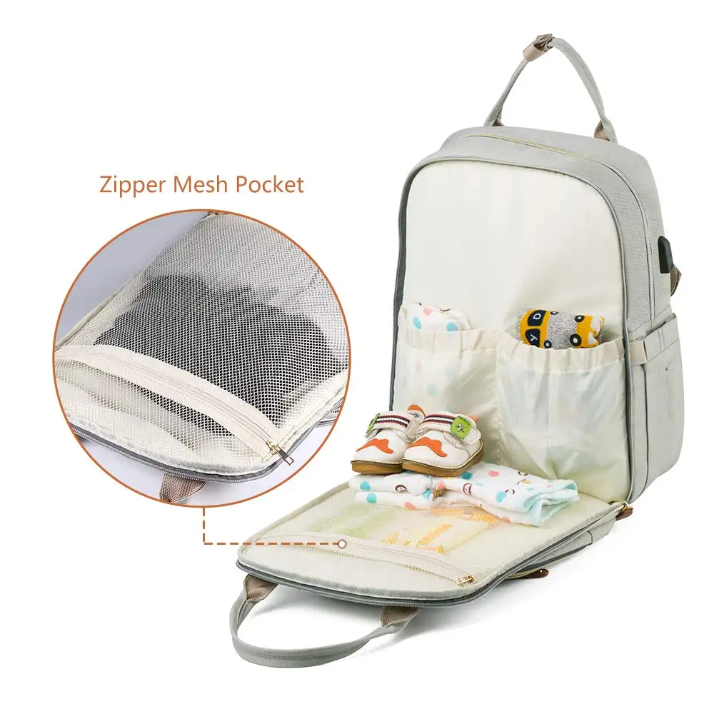 Baby Diaper Changing Bag Maternity Bag Nappy Backpack with Insulated Pockets Diaper Bag Backpack