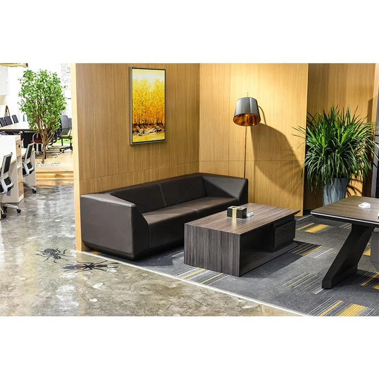 
High Tech Executive L Shaped Office Luxury Big Boss Table Desk With Locking 