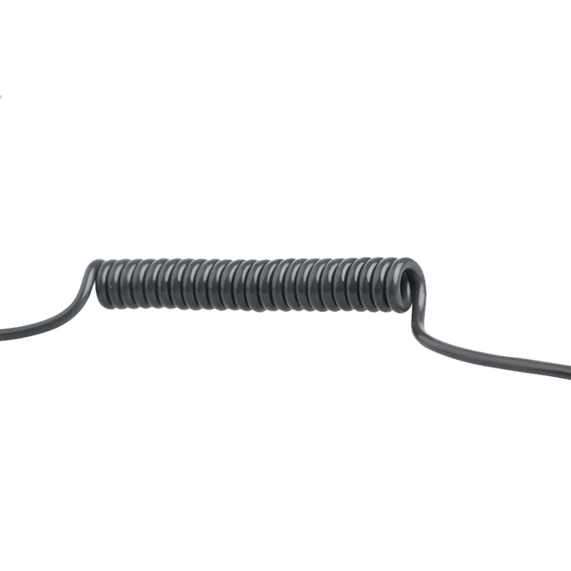 1 PC Spring Coiled USB-C Type C Male To USB Female Data Sync Charging Cable Cord