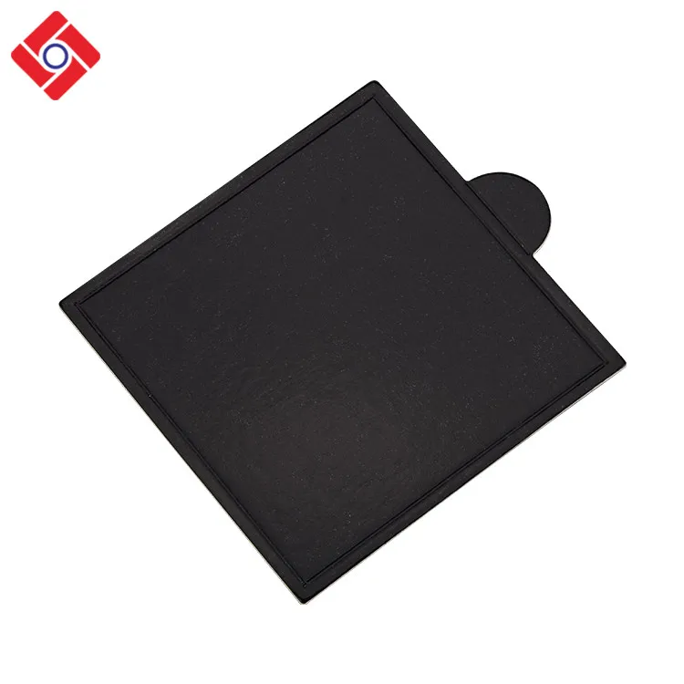 Индивидуальные мини 3 дюймов прямоугольник серебряные декоративные Десерт Мусс Cakeboards