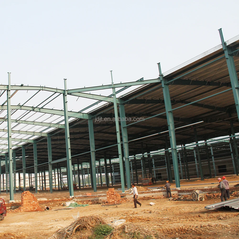 Metal building construction turnkey materials light steel frame factory