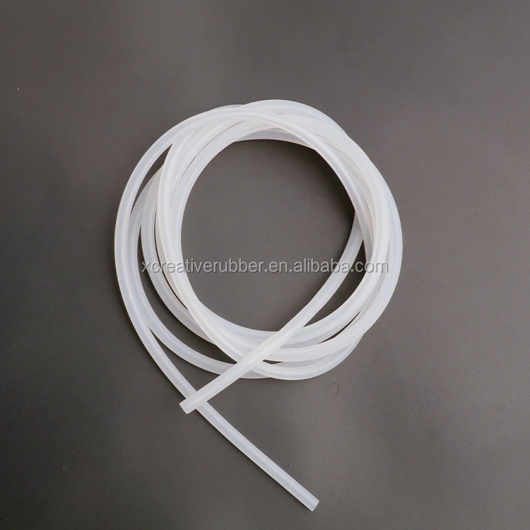 High Performance Soft Flexible Silicone Rubber Plastic Extrusion Tube Food Grade Silicone Rubber Hose