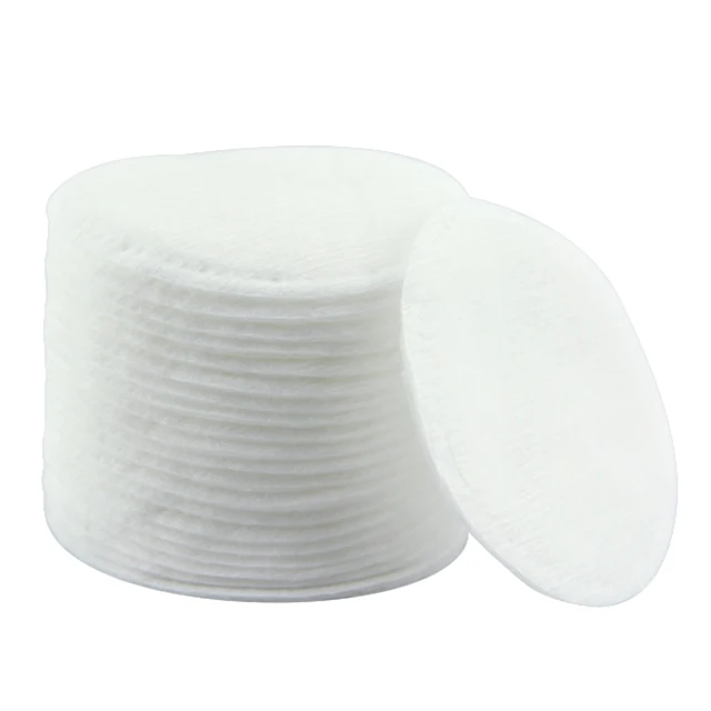 Wholesale fashion facial cleansing make up cosmetics cleaning round cotton pads 100% pure cotton skin care makeup remover pads