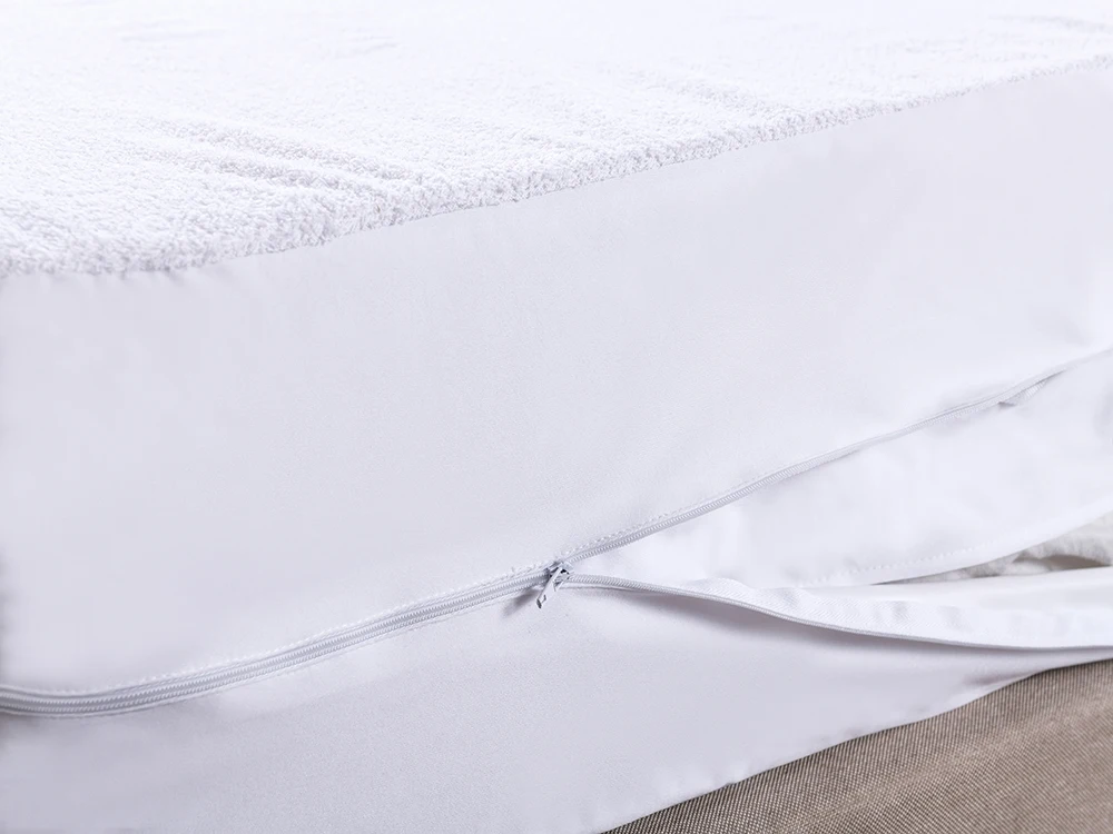 
Best Seller 10 Years Warranty Queen Size Terry Cloth Waterproof Mattress Protector with zipper 