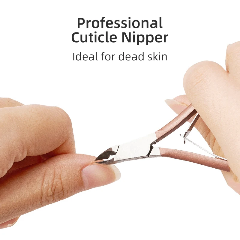 Stainless Steel Nail Clipper Toenail Finger Trimmer Dead Skin Cuticle Remover Scissors Cutter Plier Manicure Tool Cuticle Nipper