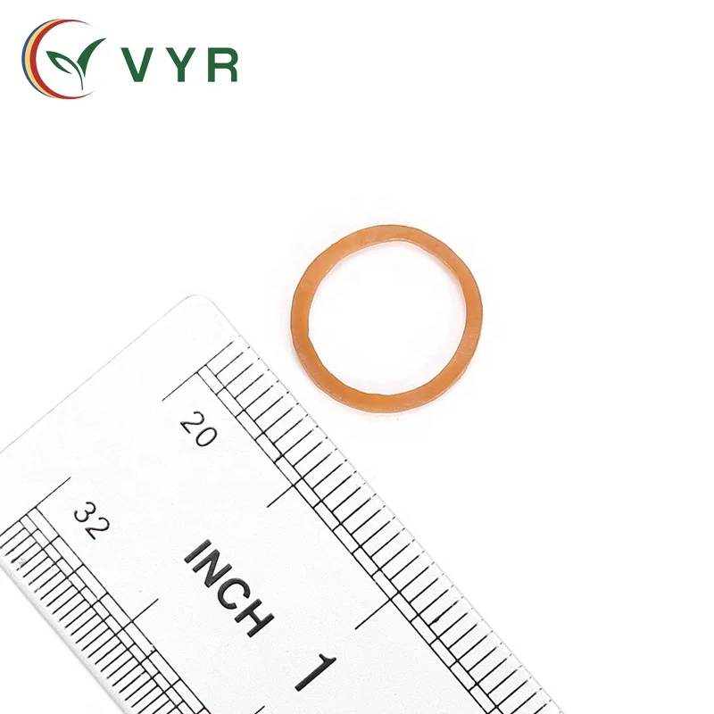 Китайский производитель, ремешок из Натурального Коричневого каучука для упаковки, Диаметр 0,6 дюйма