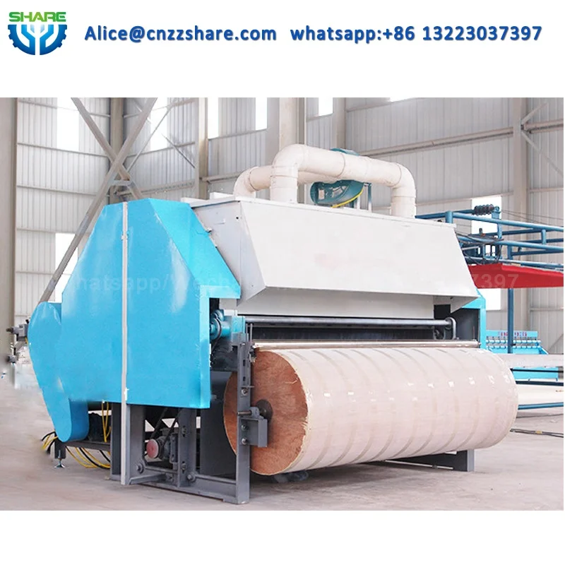 Машина для чистки и кардинга овечьей шерсти и полиэфирного волокна