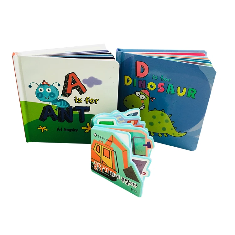 
Custom Printing Thick Paper Recordable Hardcover English Story Children Book 