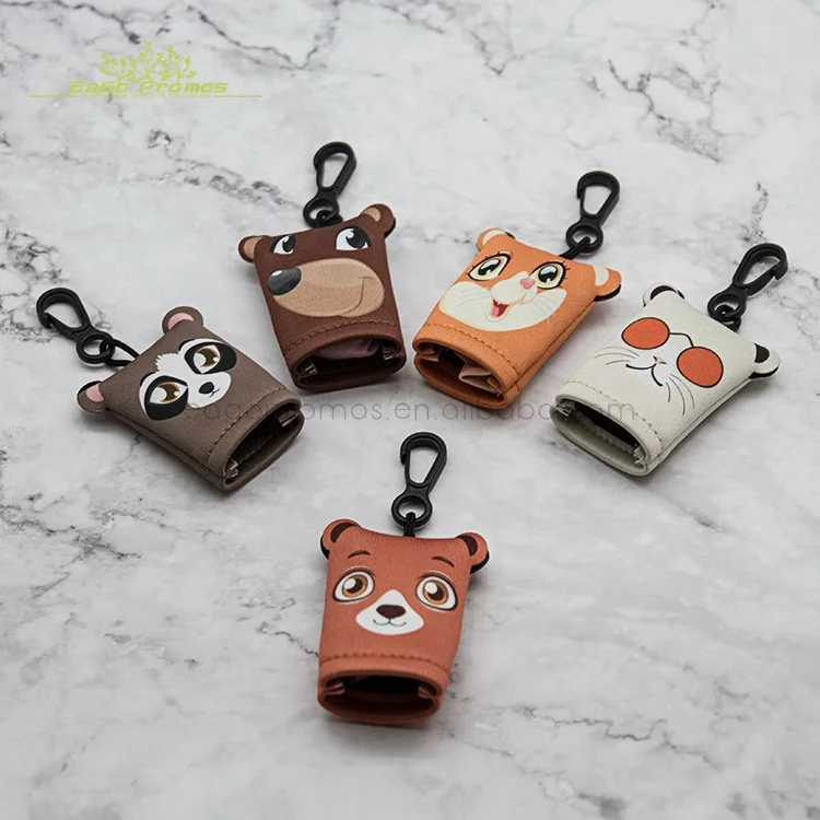 2024 2025 High quality Cheap Price Microfiber lens keychain cleaning cloth with neoprene pouch,for screen/lens/glass cleani