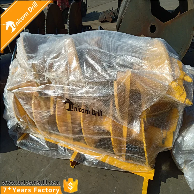 35crmo Customized Manufacturer Clay Cutter Teeth Helix Joint Spiral Soil Auger Piling Pile Driver Mini Cfa Rotary Drilling Rig