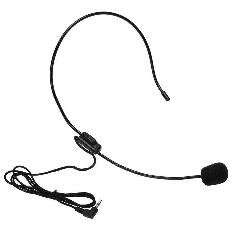 Smartphone Microphone Audio Device Lightweight Wired 3.5mm Headset Microphone for Presentation Class Amplifier Speaker