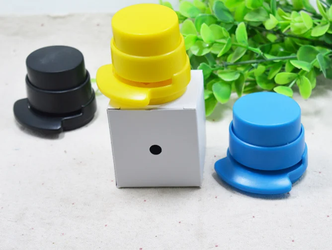 Staple-Free Plastic Stapler Environmentally Friendly Stapleless Stapler Heavy Duty for Office