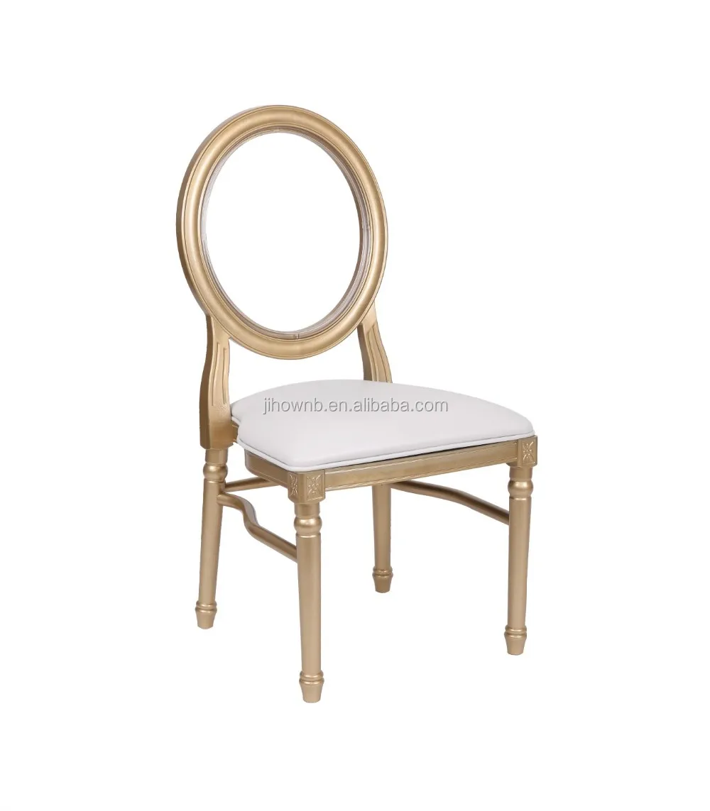 Plastic Polycarbonate Clear resin transparent royal wedding napoleon event rental acrylic chairs for sale