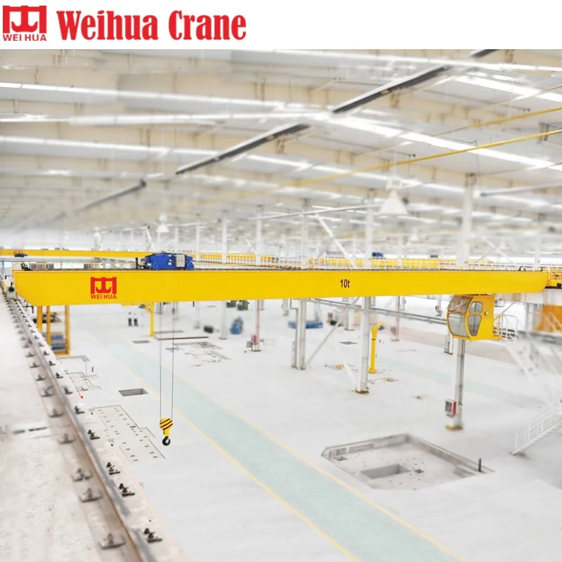 Китай поставщик Weihua кран семинар использовать 10 т двойной балки мостовые краны для продажи