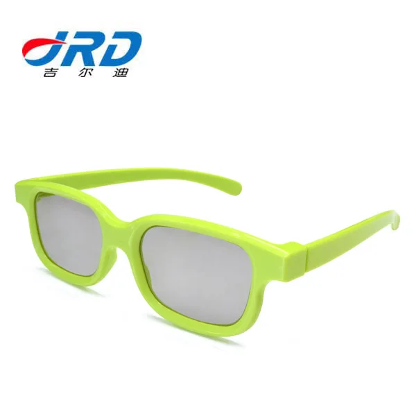 
Custom OEM Make Plastic Disposal Polarized 3D Movie Glasses for Cinema Systems 