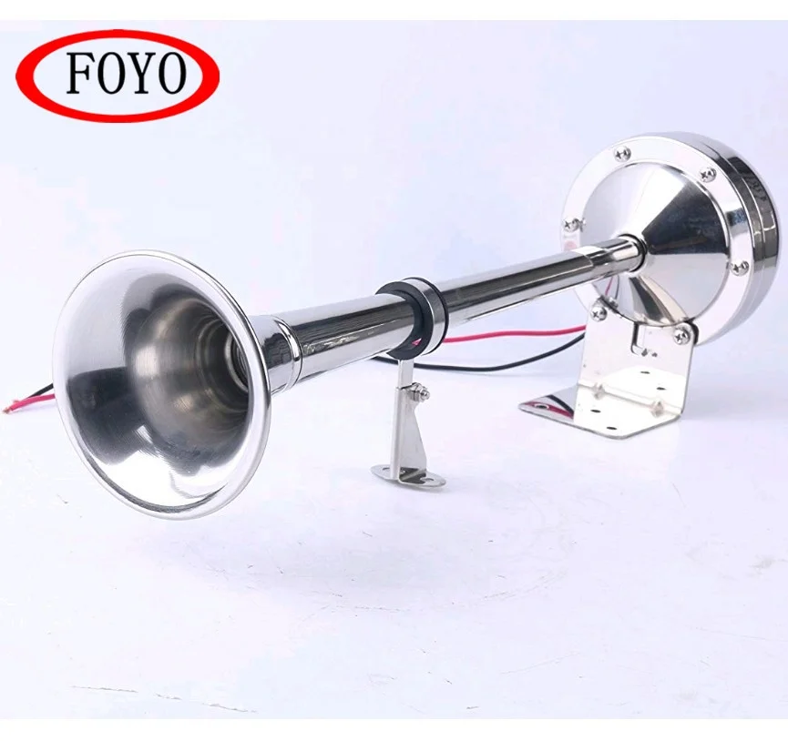 Foyo Marine Parts & Accessories 316 Stainless Steel Electro Magnetic Boat Horn Single