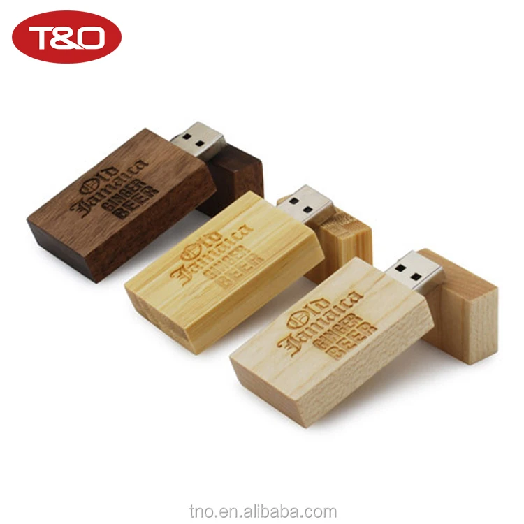 Promotional Custom Wood USB Flash Drive 8gb 16gb 32gb 64gb USB Flash Memory Pen Driver