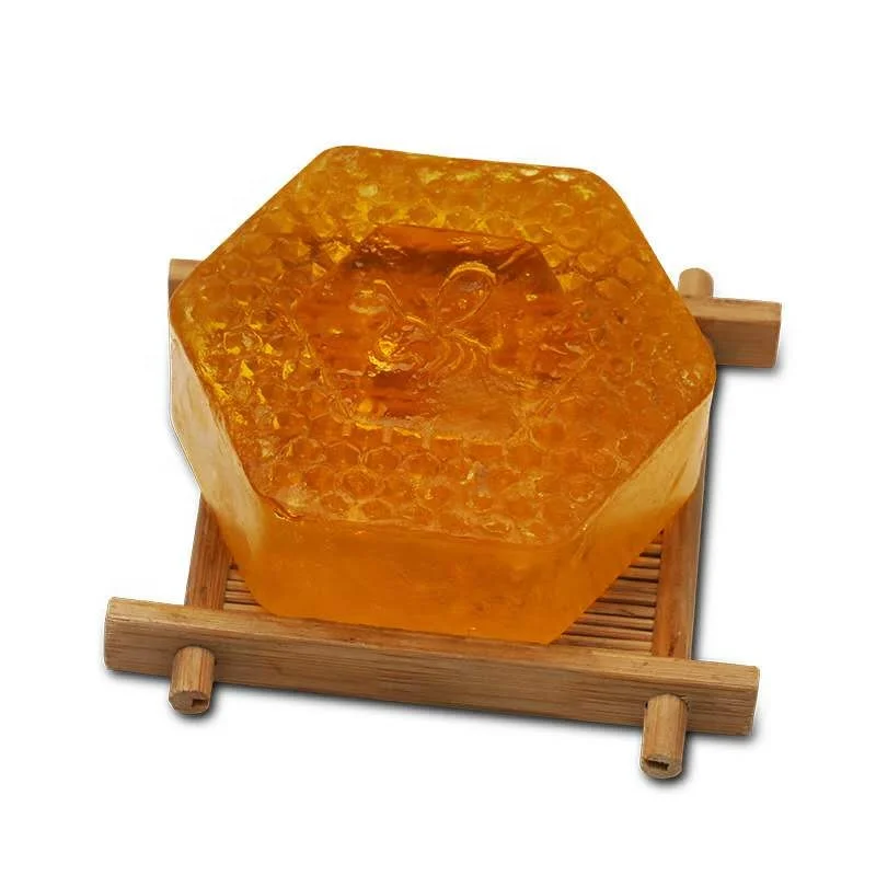 New Design High Quality Popular Hand Made Bee Honey Soap Antiseptic Bath Soap