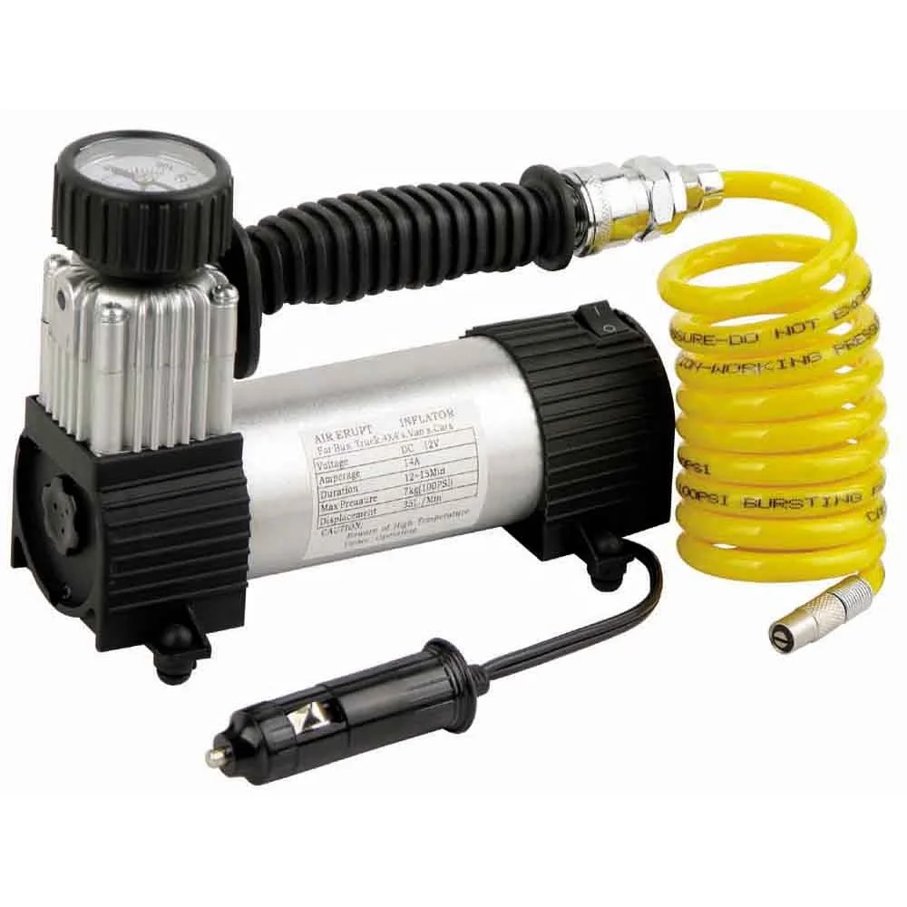150 PSI heavy duty air compressor portable car tire inflator