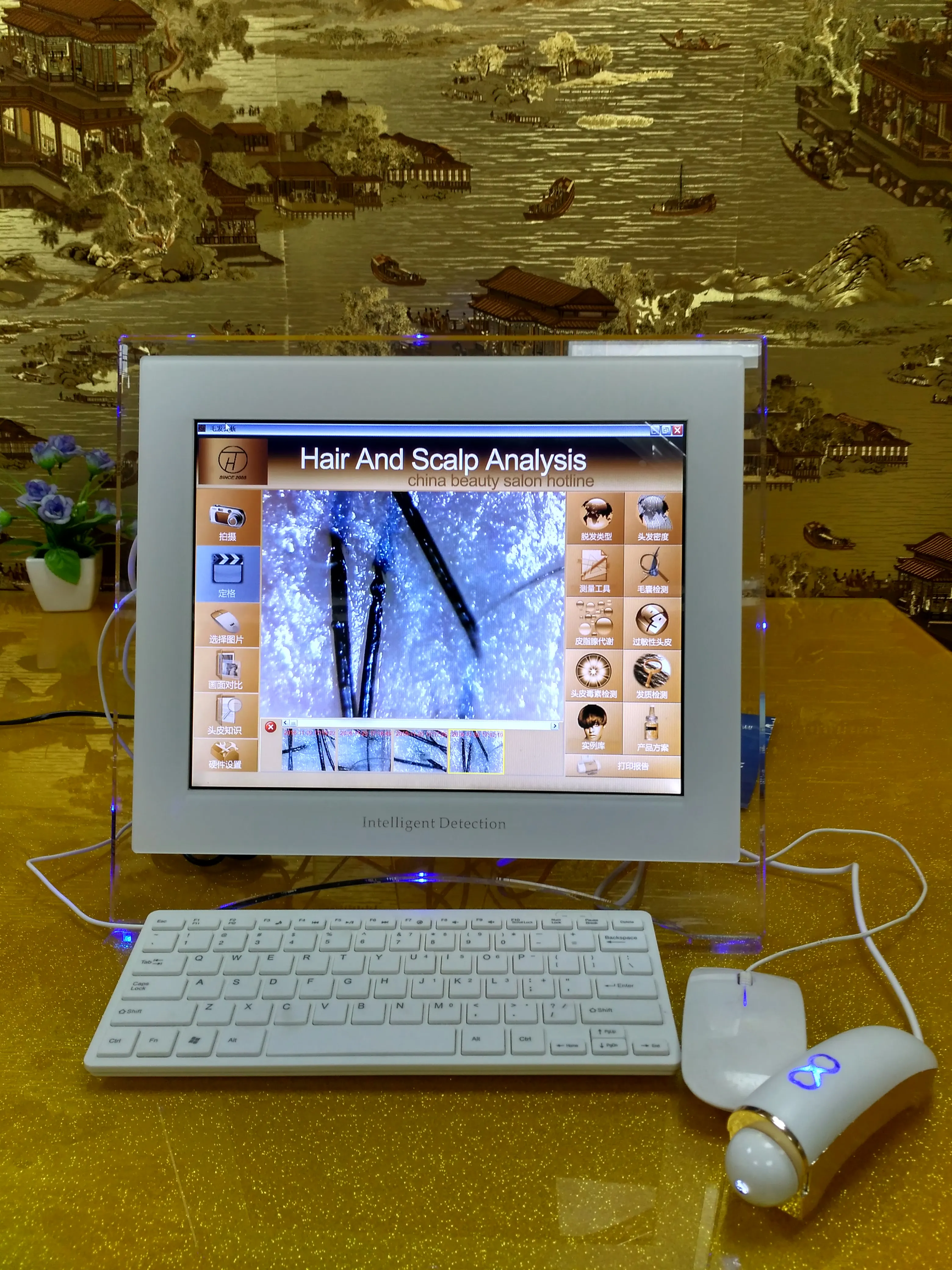 Professional visia skin analyzer 3d magic mirror skin analyzer