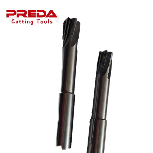 Solid carbide 6 flutes straight reamers endmill with internal coolant holes