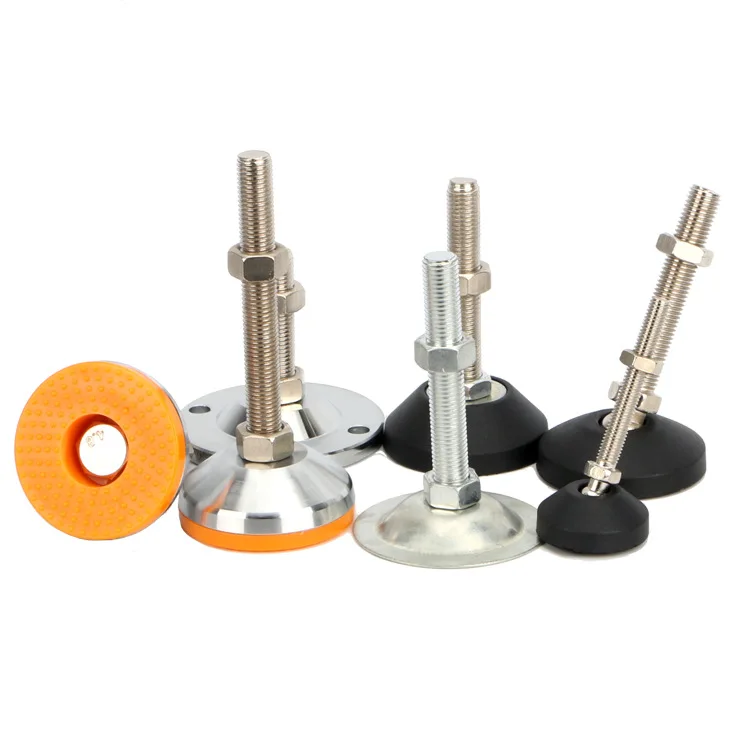 Swivel Adjustable Leg Leveler Feet Carbon Steel Self Leveling Feet