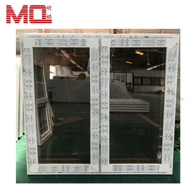  Китайская фабрика закаленное двойное стекло окна и двери ПВХ upvc створчатые в