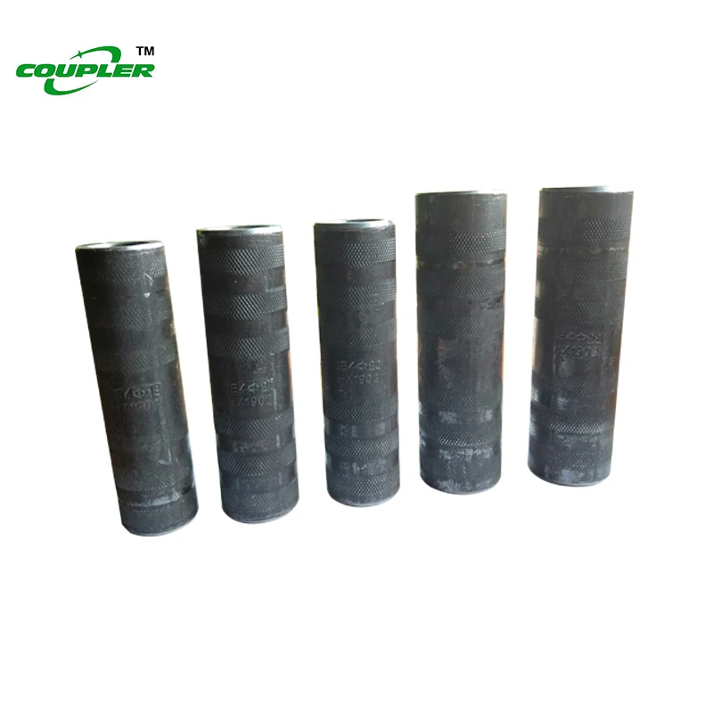Cold extrusion press crimping rebar sleeve coupler