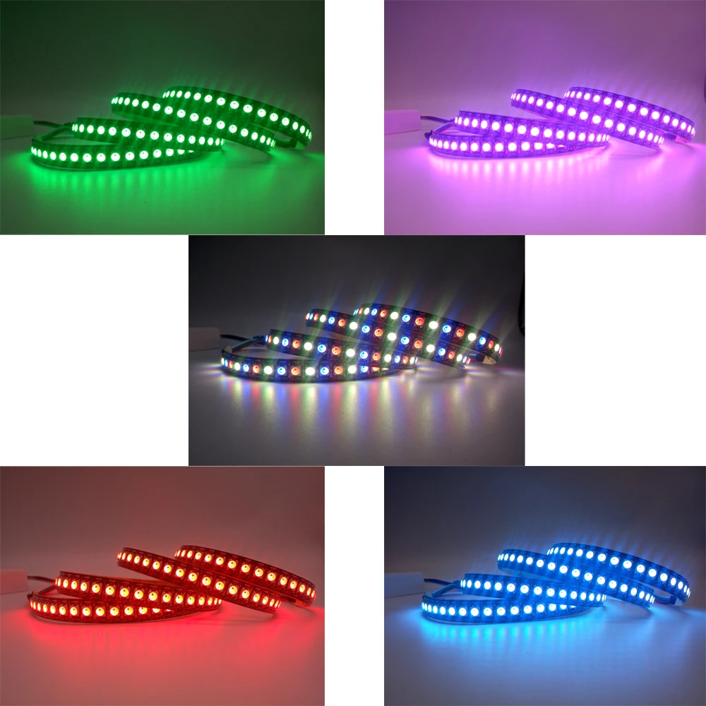 CE ROHS 16.4ft 5M ws2814 Silicon rubber cover 5050 smd 300LEDs/roll RGBW sk6812 strip led light