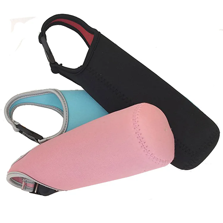 High Quality Neoprene Water Bottle Cup Holder with Handle