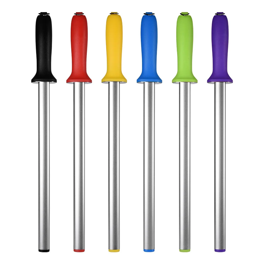 Diamond Carbon Steel Professional Knife Sharpener Rod