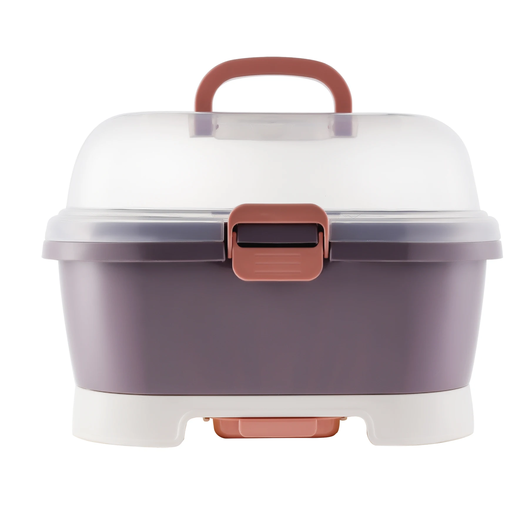 
Multi-function portable plastic baby milk bottle storage box 