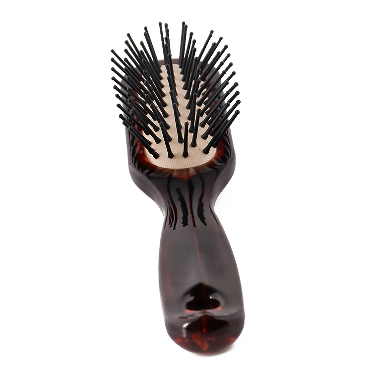 Pp Customized 2019 Hot Twist Sponge Detangler Big Square Novel Vent Hair Brush Round Plastic Nylon Laser