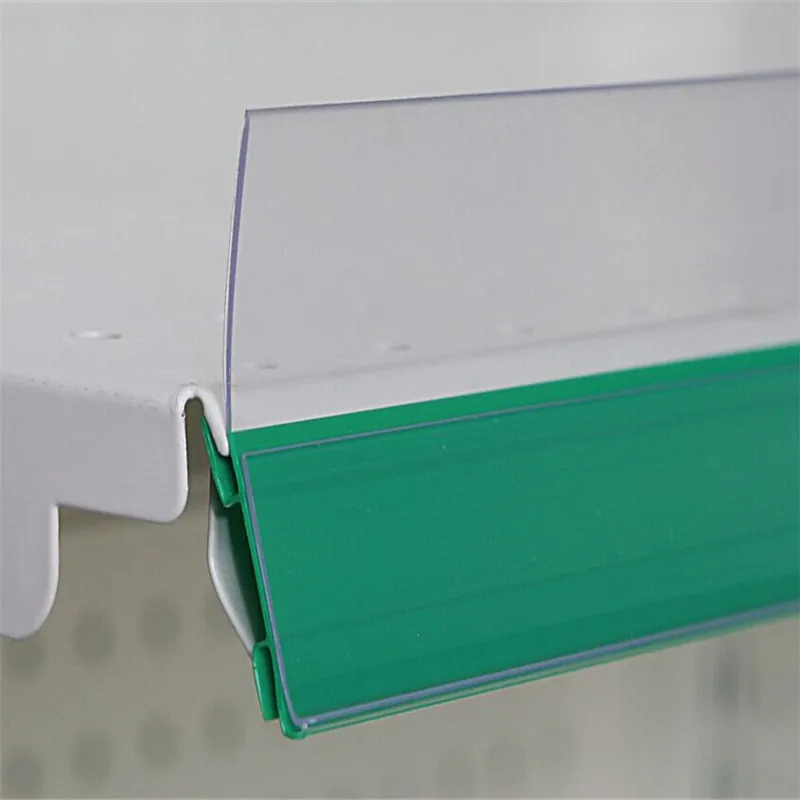 supermarket PVC plastic price label display strip
