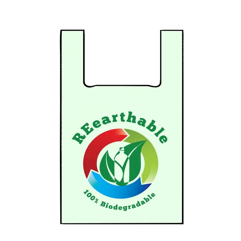 Индивидуальные EPI/D2W/кукурузный крахмал Бакалея Подарочный упаковочный пакет