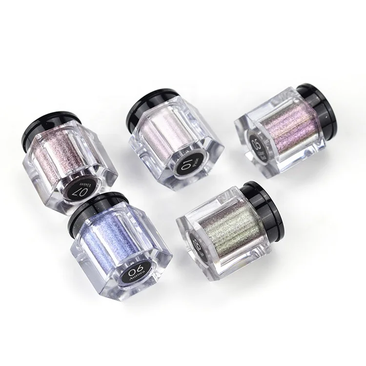Trending 2019 Wholesale Single High Pigment Loose  Neon Chrome Chameleon Eyeshadow Private Label